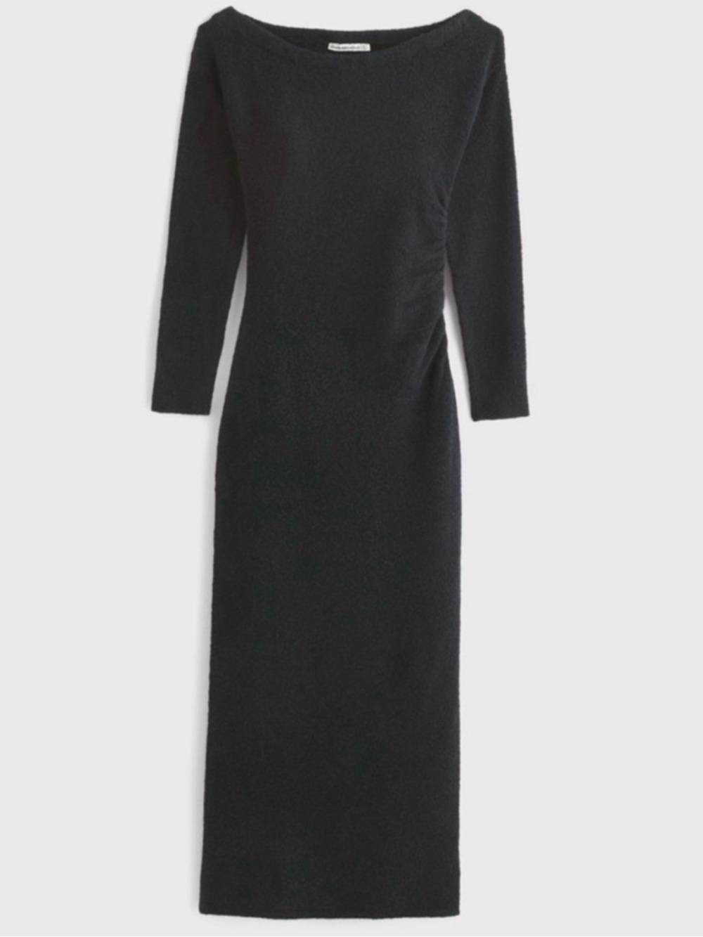 Abercrombie Women's Off-The-Shoulder Boucle Maxi Sweater Dress
